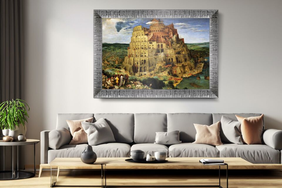 Art Tablo Babil'in Asma Bahçeleri 96 x 68 cm Çerçeveli Tablo