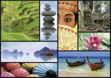 Educa Puzzle Colors Of Asia 1000 Parça Puzzle