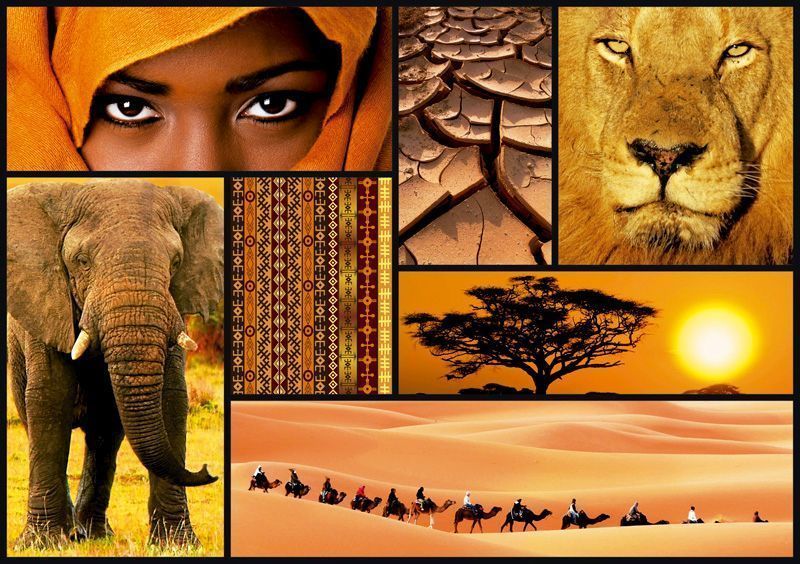Educa Puzzle Colors Of Africa 1000 Parça Puzzle