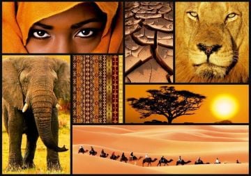 Educa Puzzle Colors Of Africa 1000 Parça Puzzle