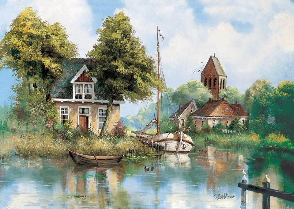 Art Puzzle Eve Dönüş 1000 Parça Puzzle