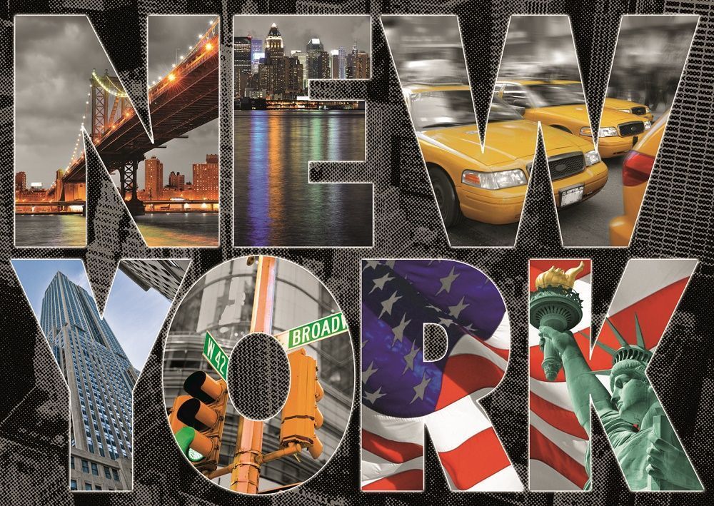 Educa Puzzle New York Collage 1000 Parça Puzzle