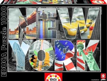 Educa Puzzle New York Collage 1000 Parça Puzzle