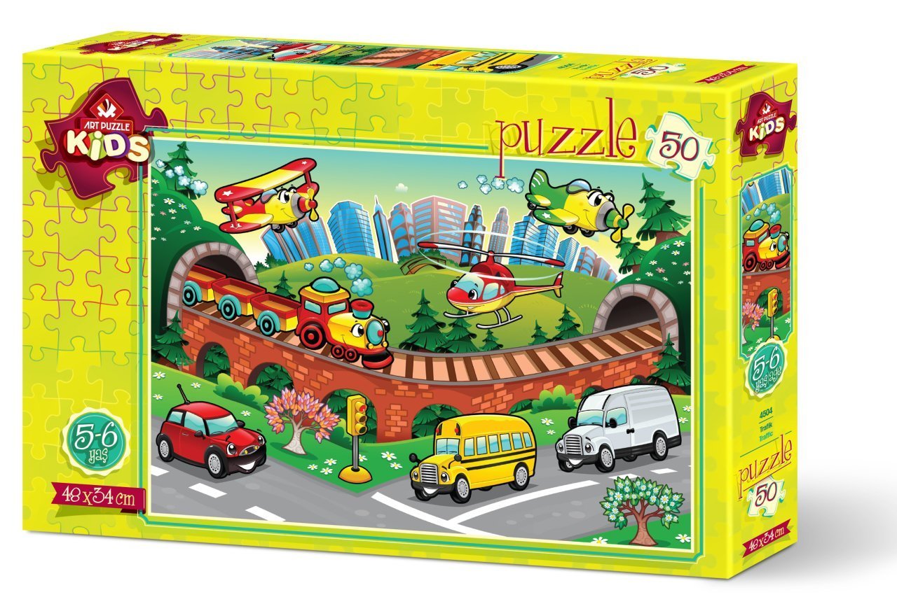 Art Puzzle Trafik 50 Parça Yapboz