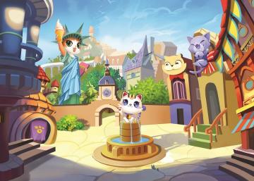 Art Puzzle Kedi Kasabası 100 Parça Yapboz