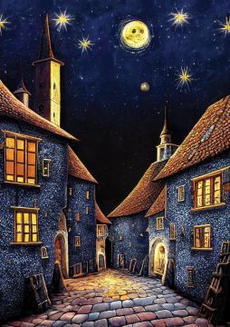 Art Puzzle Ortaçağda Han Gecesi 500 Parça Puzzle