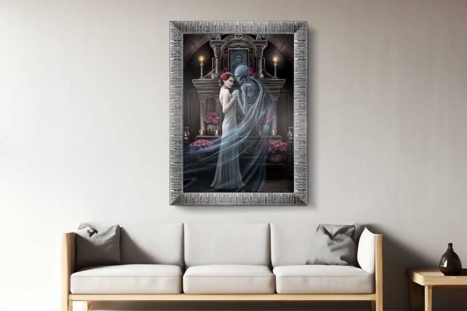 Art Tablo Sonsuza Kadar 68 x 48 cm Çerçeveli Tablo