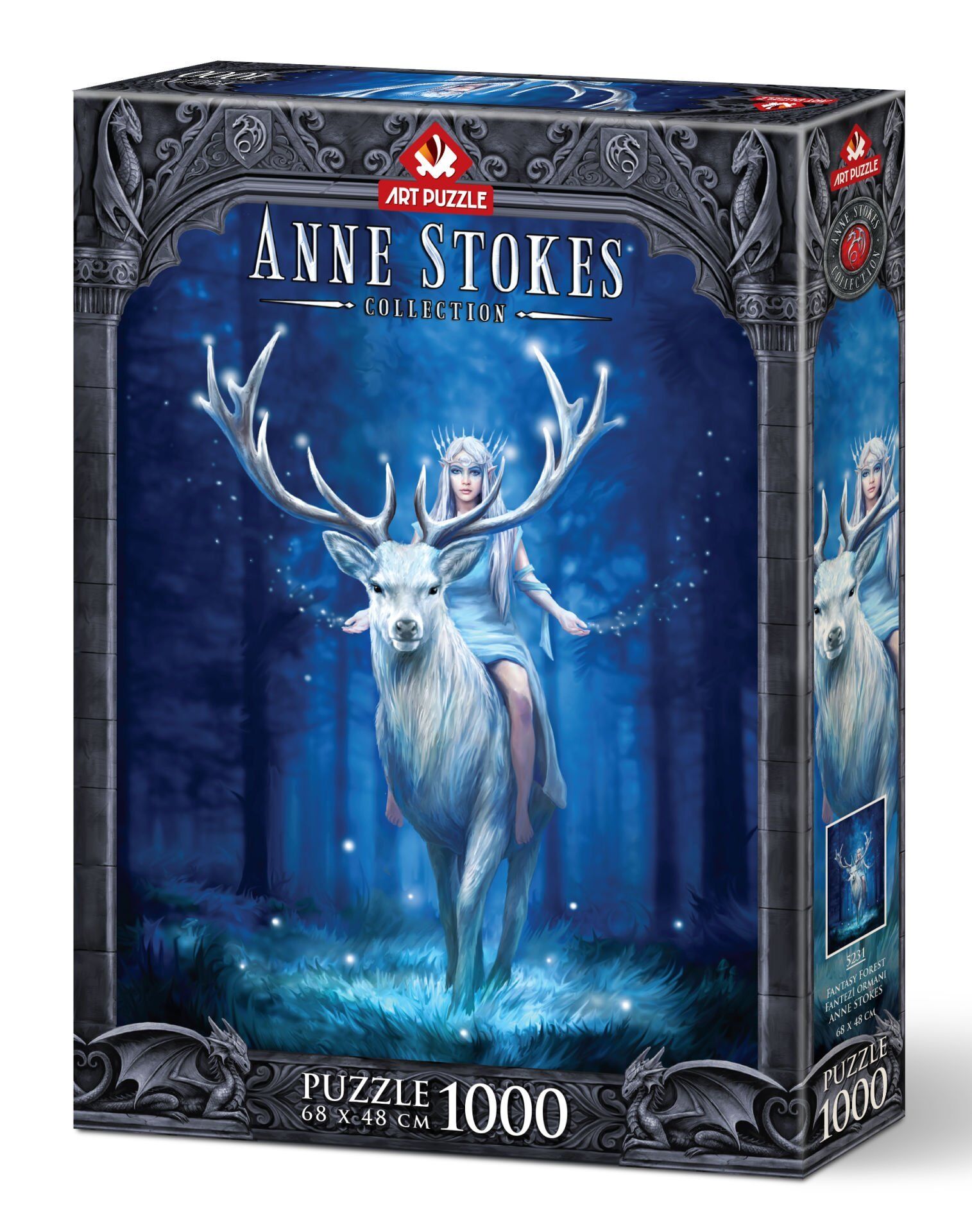 Art Puzzle Anne Stokes Fantezi Ormanı 1000 Parça Puzzle