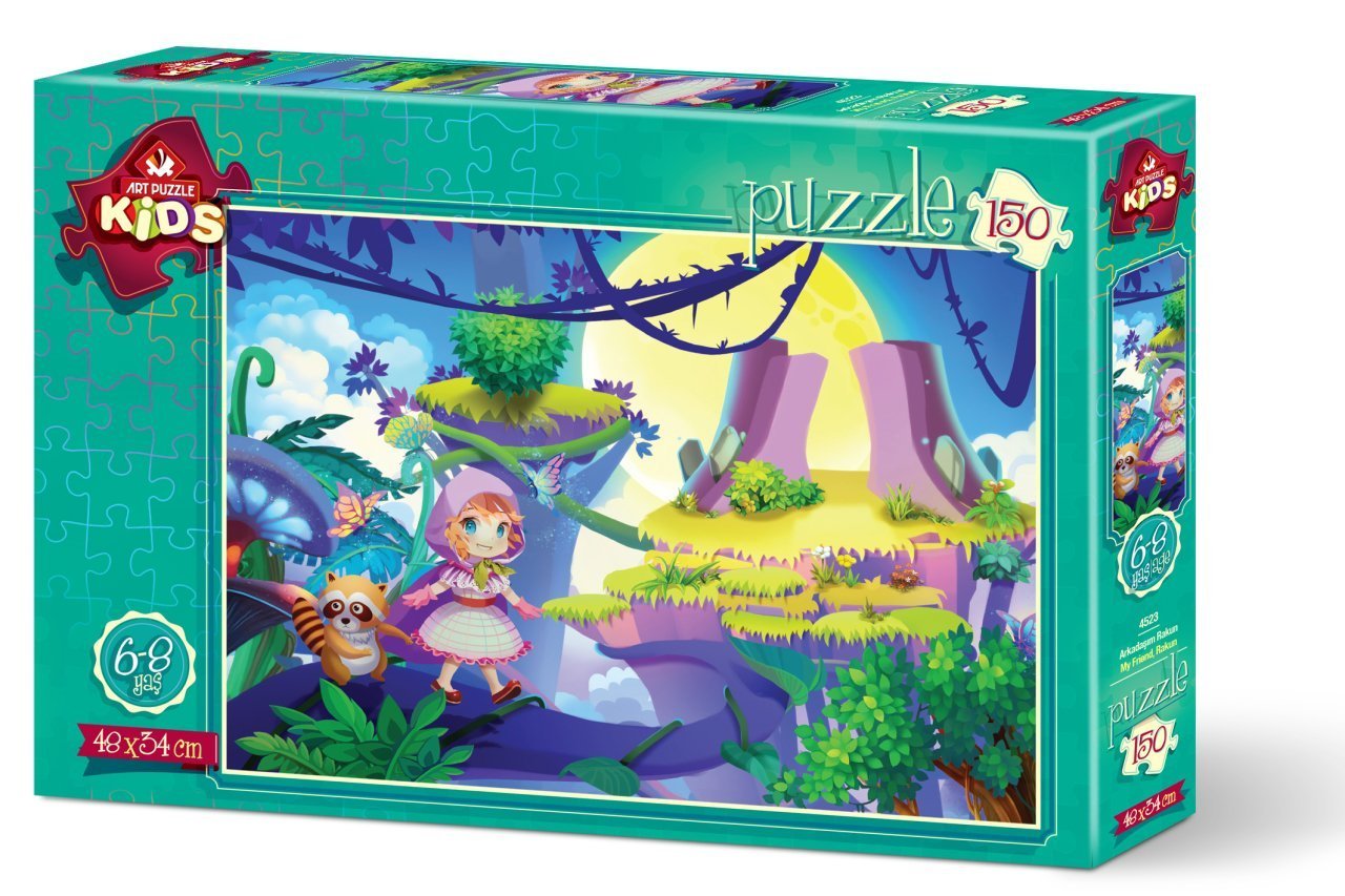 Art Puzzle Arkadaşım Rakun 150 Parça Yapboz