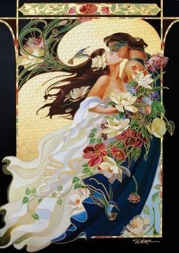 Art Puzzle Yaldızlı Romantik 1000 Parça Puzzle