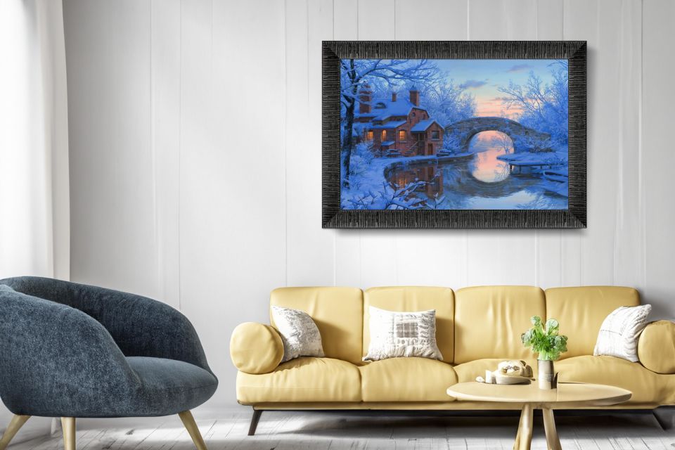 Art Tablo Soğuk Düş 68 x 48 cm Çerçeveli Tablo