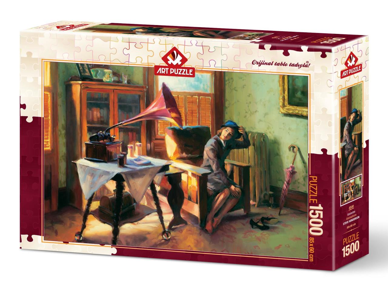 Art Puzzle Gramafon 1500 Parça Puzzle
