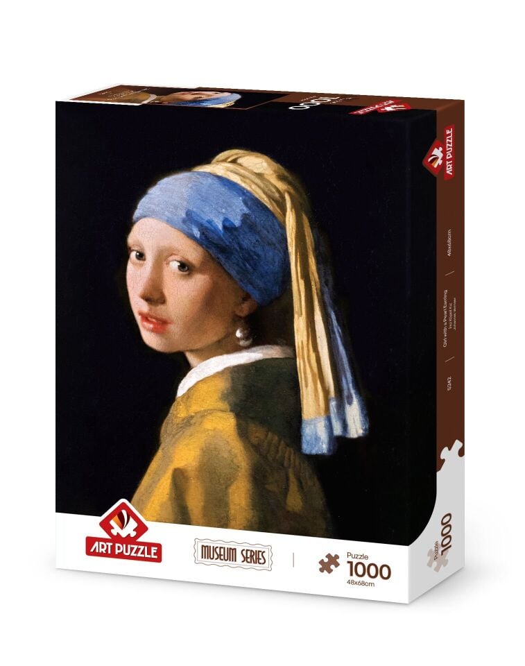 Art Puzzle İnci Küpeli Kız 1000 Parça  Museum Puzzle