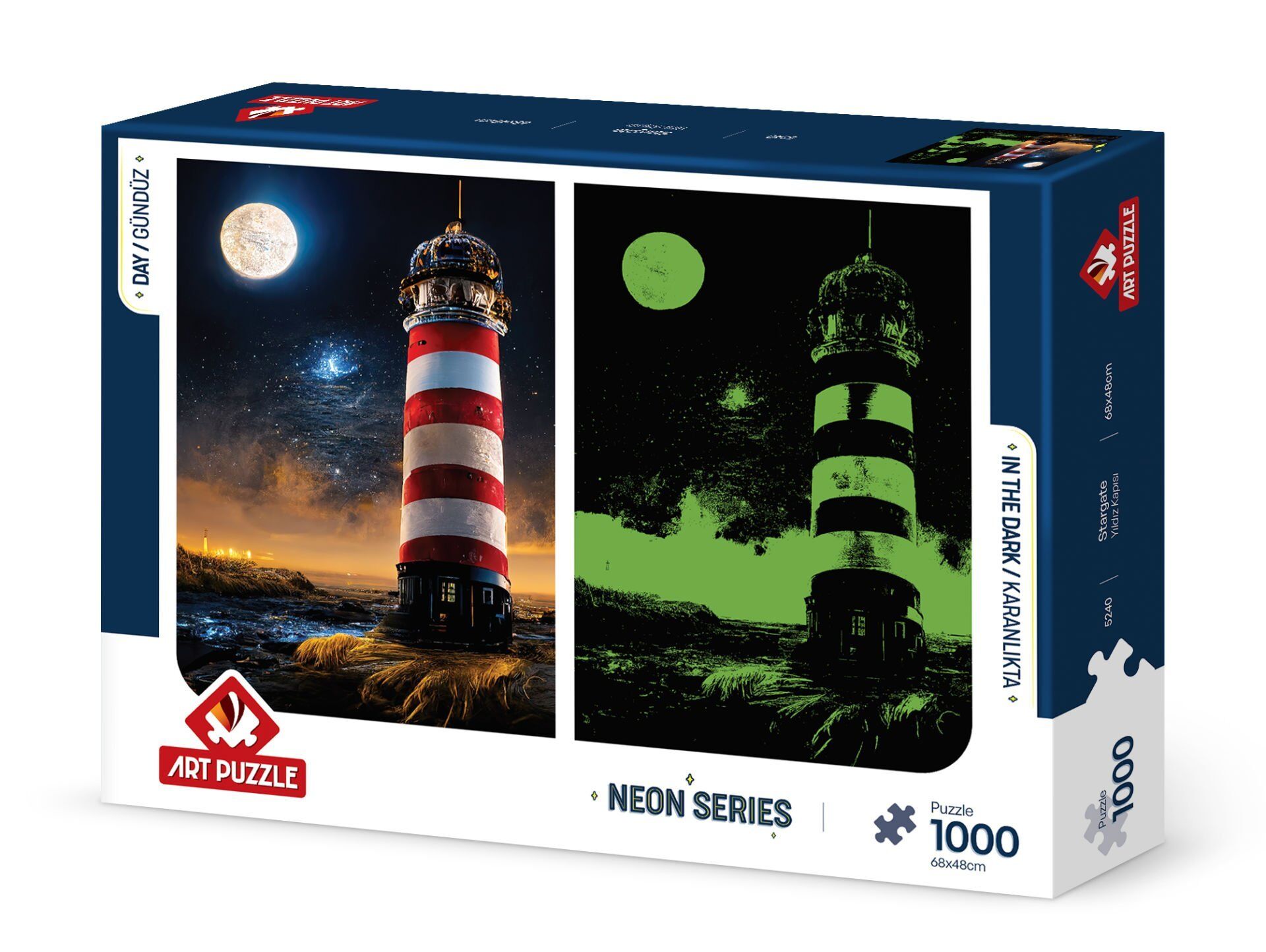 Art Puzzle Yıldız Kapısı 1000 Parça Neon Puzzle