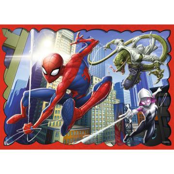 Trefl Spiderman Web 4'lü 35+48+54+70 Parça Yapboz