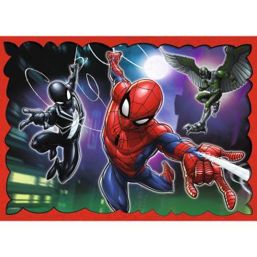 Trefl Spiderman Web 4'lü 35+48+54+70 Parça Yapboz