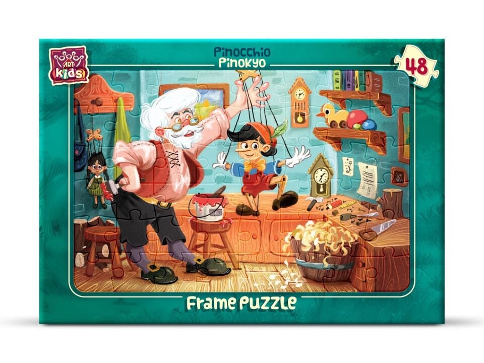 Art Çoçuk Frame Puzzle Pinokyo 48 Parça