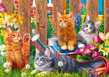 Trefl Puzzle Kittens İn The Gard 500 Parça Puzzle