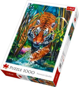 Trefl Puzzle Grasping Tiger 1000 Parça Puzzle