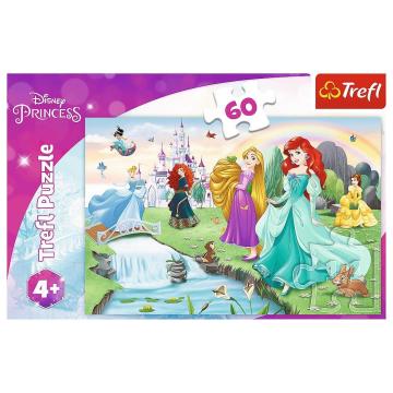 Trefl Çoçuk Puzzle Meet The Prıncesses 60 Parça Puzzle