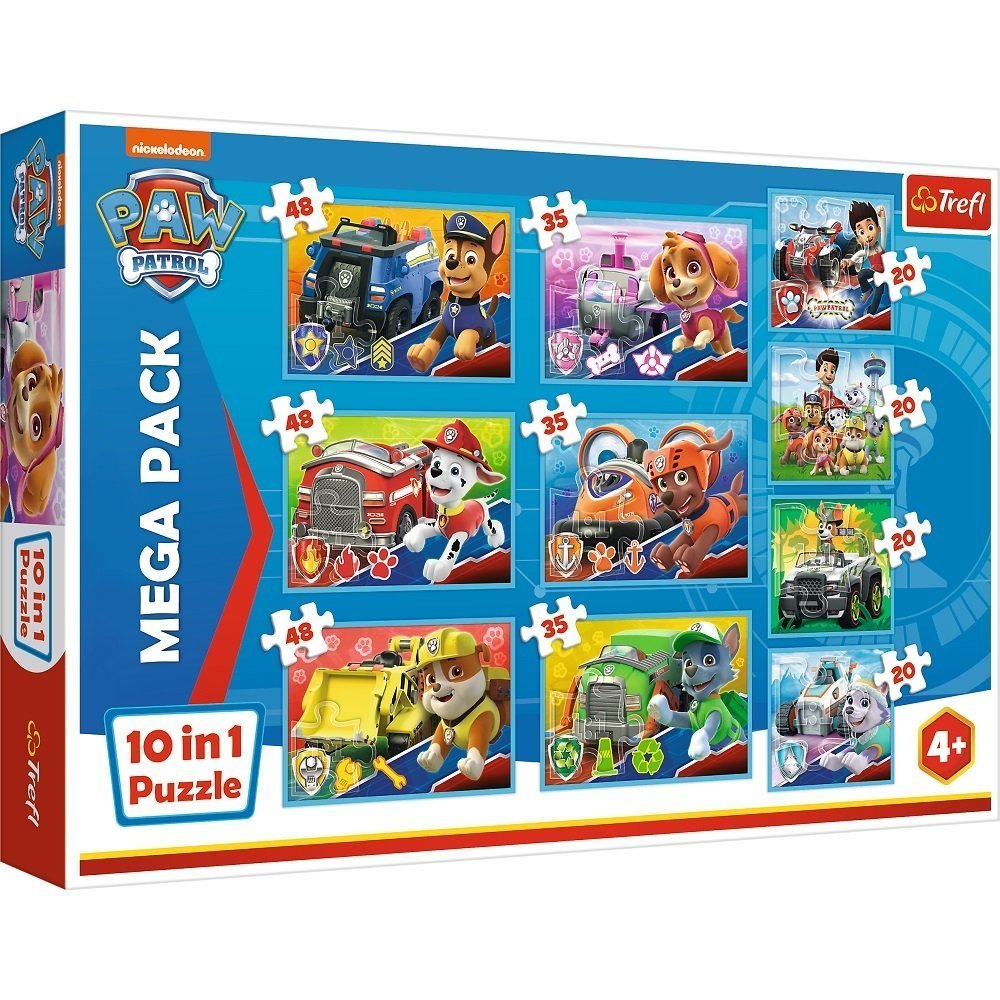 Trefl Paw Patrol Team 10 in 1 Puzzle