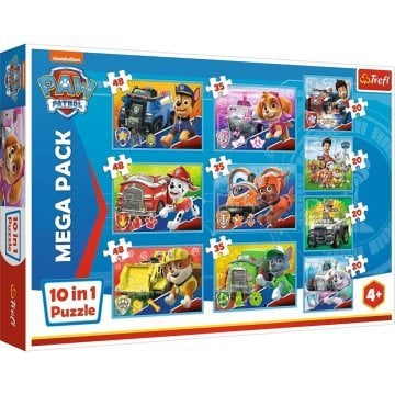 Trefl Paw Patrol Team 10 in 1 Puzzle