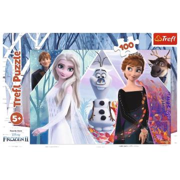 Trefl Çoçuk Puzzle Enchanted Land Dısney Frozen 2 100 Parça Puzzle