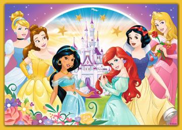 Trefl Puzzle Happy Day of Princesses 4'lü 35+48+54+70 Parça Yapboz