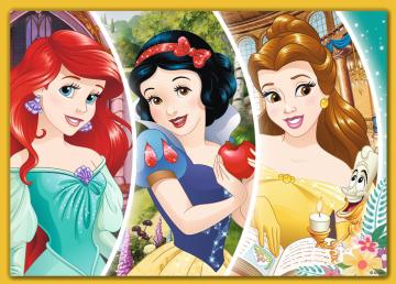 Trefl Puzzle Happy Day of Princesses 4'lü 35+48+54+70 Parça Yapboz