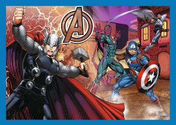 Trefl Puzzle Fearless Avengers 4'lü 35+48+54+70 Parça Yapboz