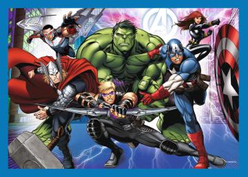 Trefl Puzzle Fearless Avengers 4'lü 35+48+54+70 Parça Yapboz