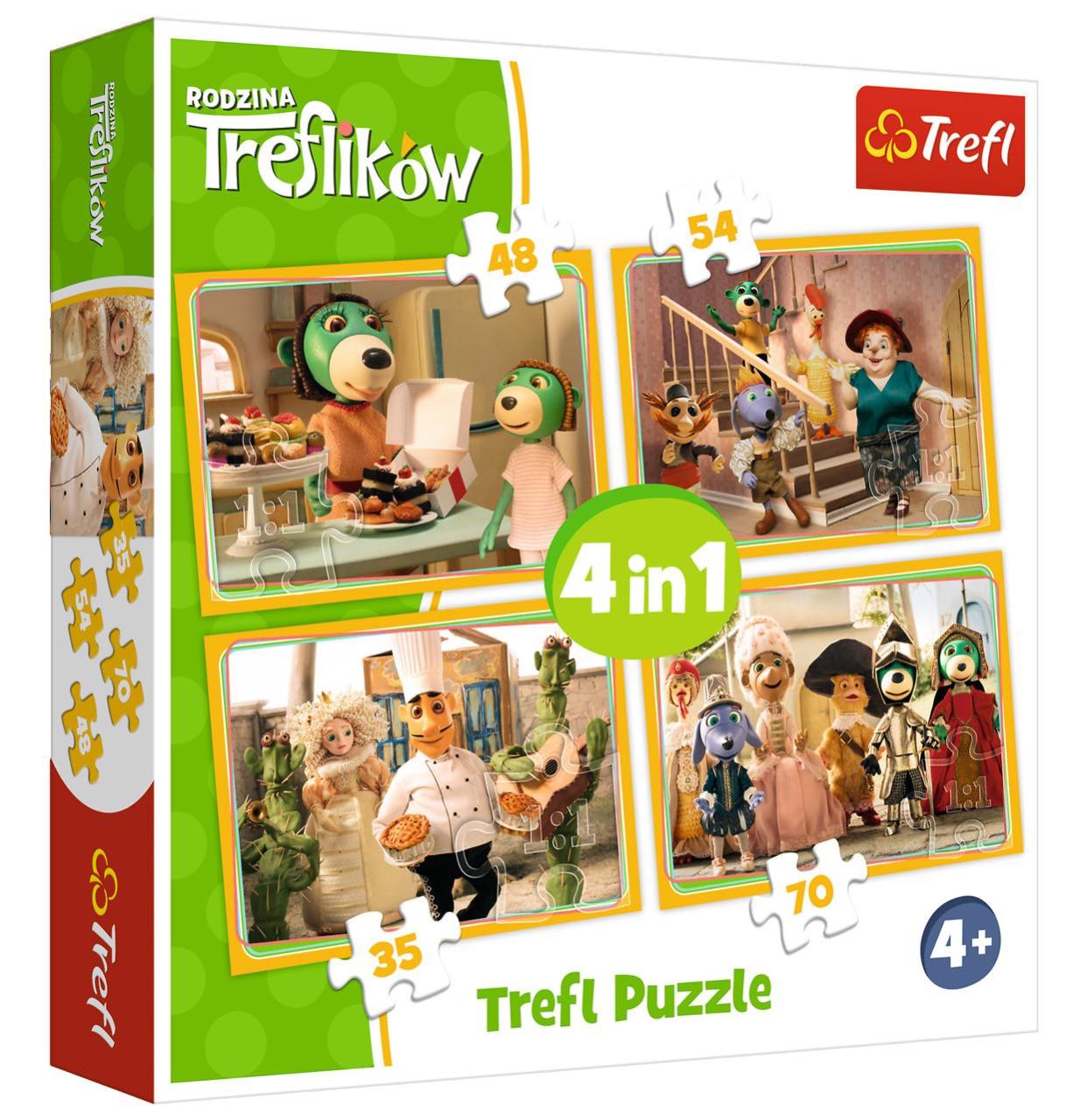 Trefl Puzzle Preparations for the Ball 4'lü 35+48+54+70 Parça Yapboz