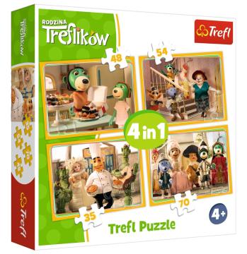 Trefl Puzzle Preparations for the Ball 4'lü 35+48+54+70 Parça Yapboz