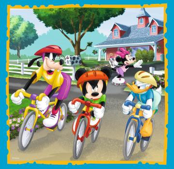 Trefl Puzzle Mickey Mouse with Friends 3'lü 20+36+50 Parça Yapboz