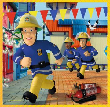 Trefl Puzzle Fireman Sam in Action 3'lü 20+36+50 Parça Yapboz
