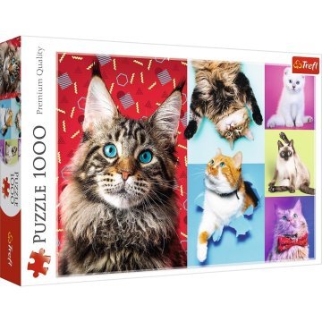 Trefl Happy Cats 1000 Parça Puzzle