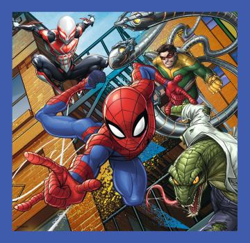 Trefl Puzzle Spider Force Spiderman 3'lü 20+36+50 Parça Yapboz
