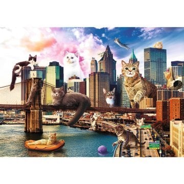 Trefl Cats in New York 'Funny Cities' 1000 Parça