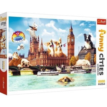 Trefl Dogs in London 'Funny Cities' 1000 Parça