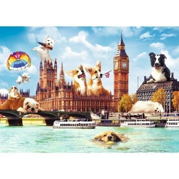 Trefl Dogs in London 'Funny Cities' 1000 Parça