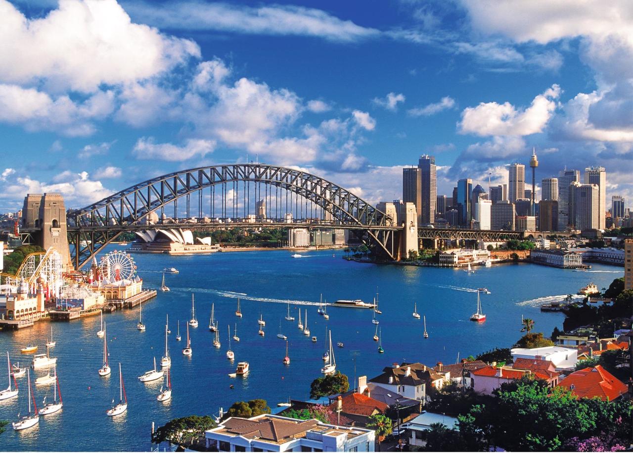 Trefl Puzzle  Port Jackson Sydney 1000 Parça