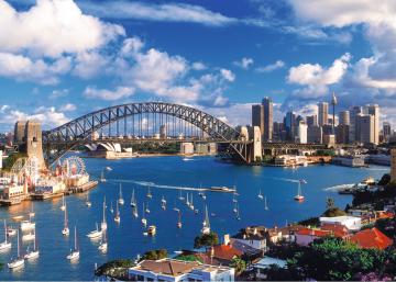 Trefl Puzzle  Port Jackson Sydney 1000 Parça