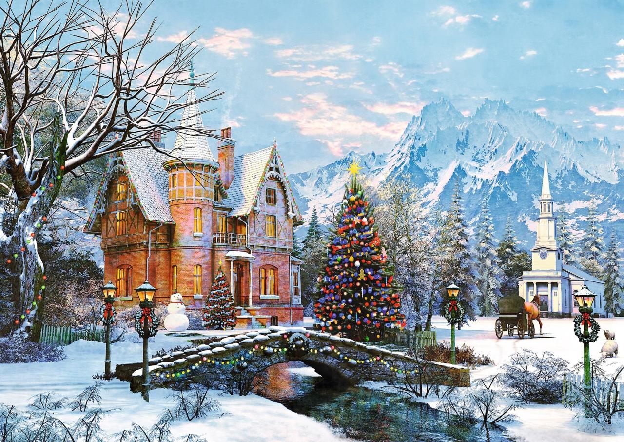 Trefl Puzzle Winter Landscape 1000 Parça Puzzle