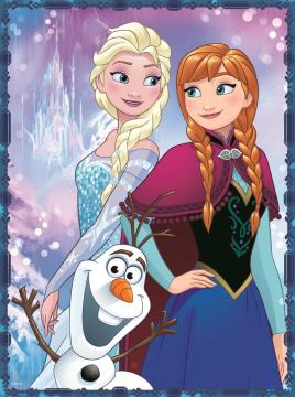 Trefl Puzzle Frozen Sisters 2 in 1+Memo Game