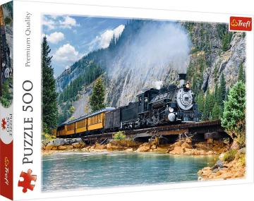 Trefl Puzzle Mountain Train 500 Parça Puzzle