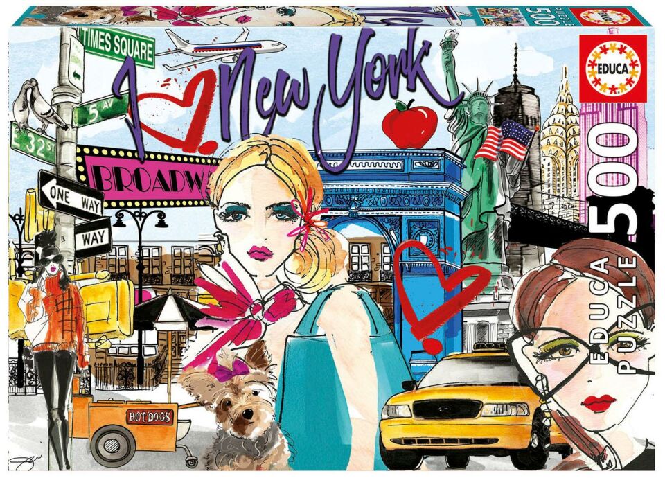 Educa Puzzle Take Me To New York 500 Parça Puzzle