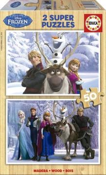 Educa Çoçuk Puzzle Frozen 2X50 Parça Puzzle