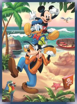 Trefl Puzzle Mickey Fun With Friends 2'li 30+48 Parça Yapboz 1 Memory Oyun