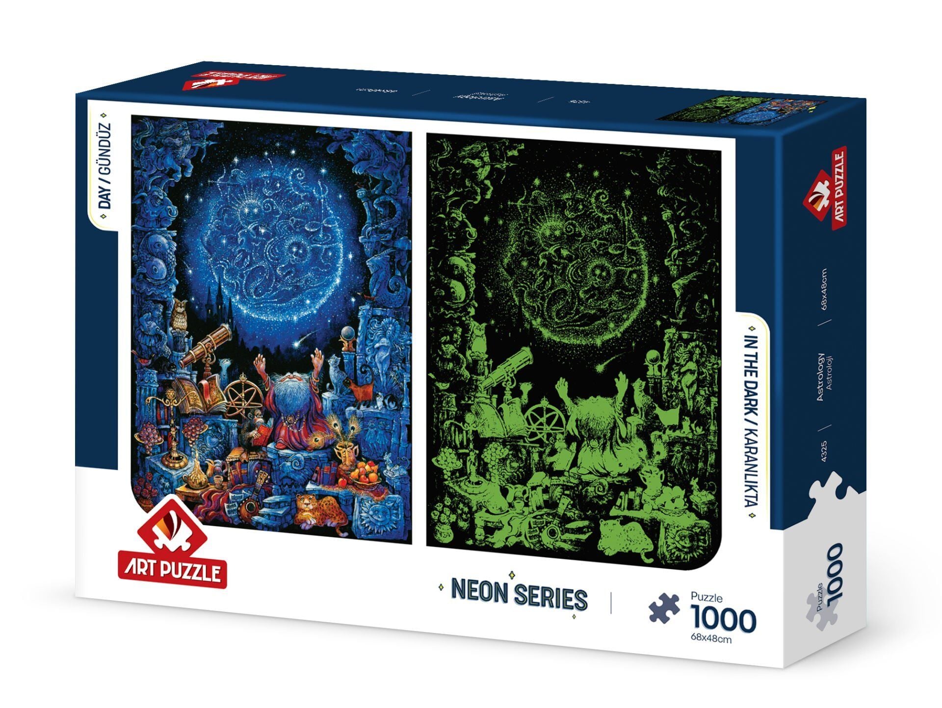Art Puzzle Astroloji 1000 Parça Neon Puzzle - Puzzlesepeti