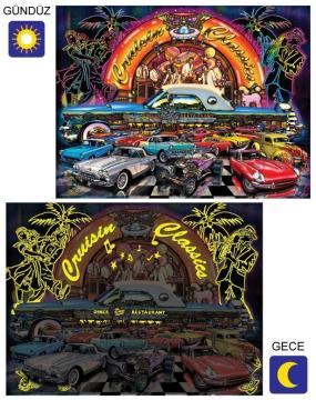 Art Puzzle Cruisin 1000 Parça Neon Puzzle